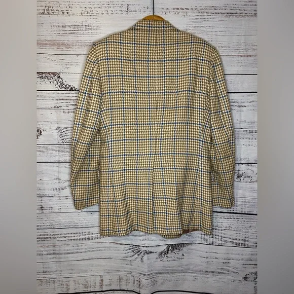 SOLD🍓VINTAGE - Houndstooth Overcoat Blazer - Picture 6 of 10